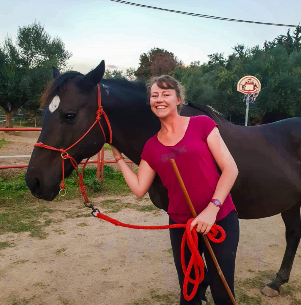 Elodie, SVE en Grèce