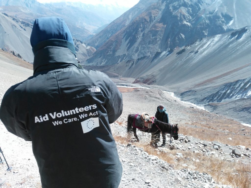 Jac, EU Aid Volunteer au Népal