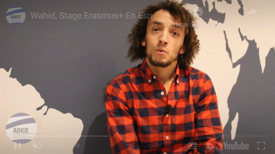 Wahid, stage professionnel en Espagne