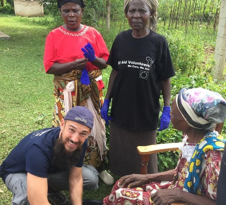 Jacobo, EU Aid Volunteers in Kenya