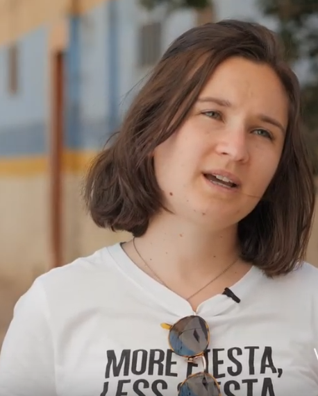 Eloïse, en Service Civique International au Maroc
