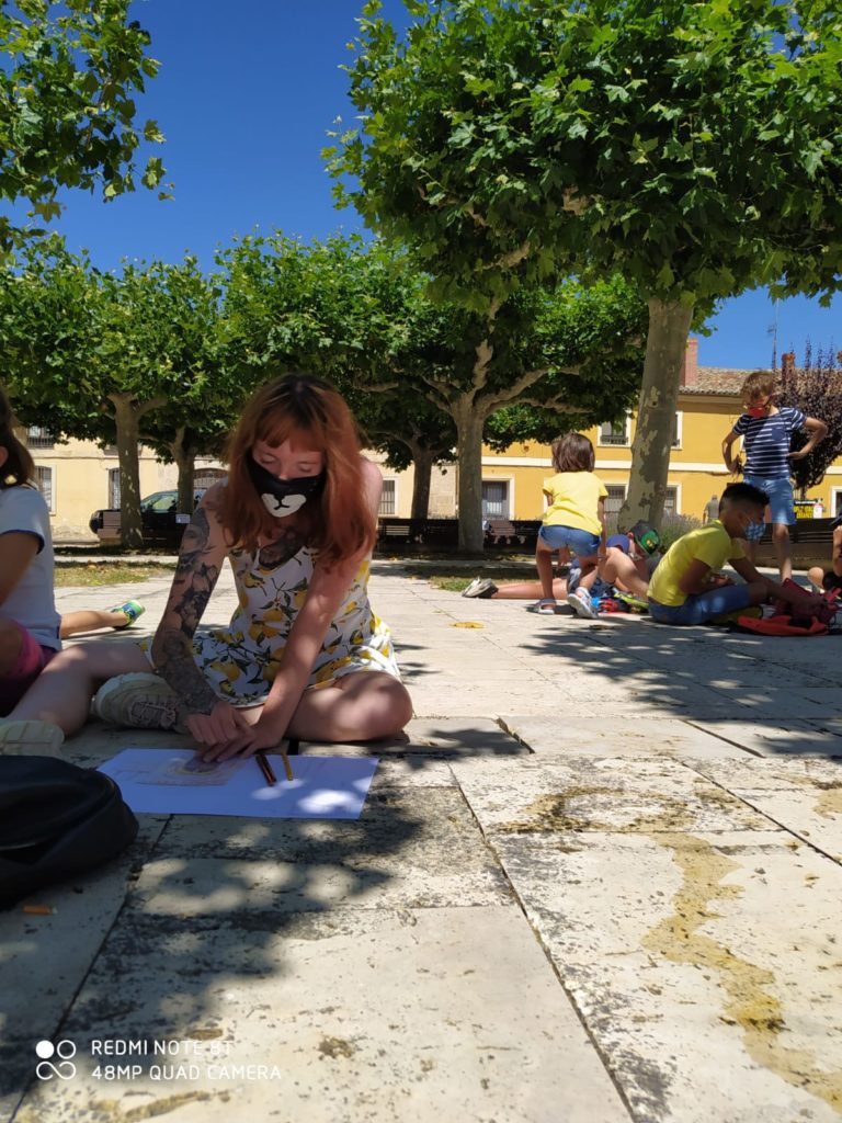 Charlène, volontariat européen, en Espagne dans le domaine de la culture et de la solidarité