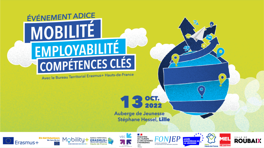 Erasmusdays : événement mobilité et coopération internationale de l'ADICE le 13 octobre