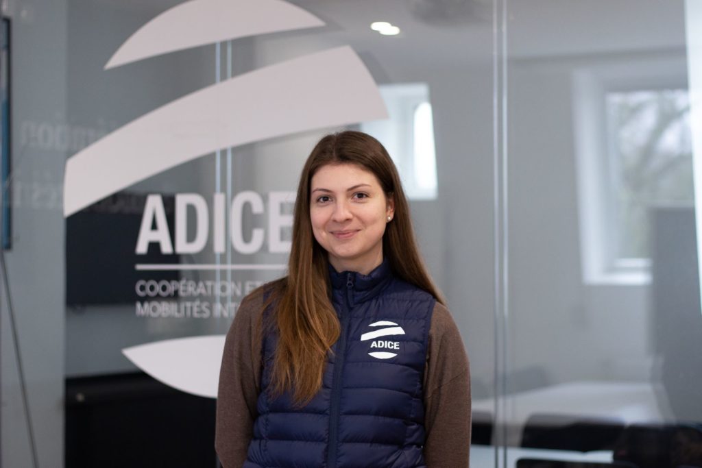 Milena, Service civique à l’ADICE