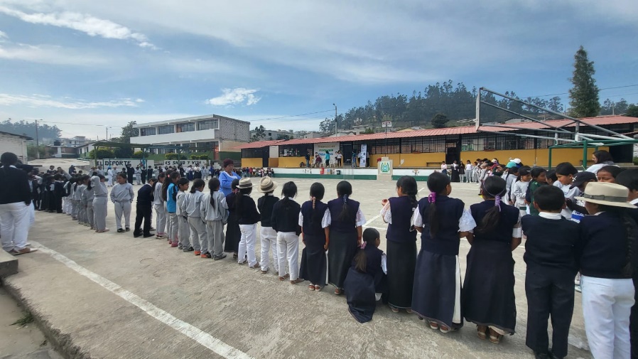 Cours d'école en Equateur