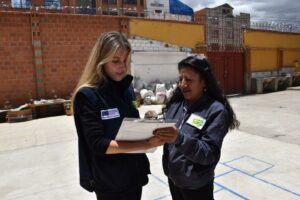 En coordination avec Silvia, l'assistante sociale du foyer Trampolín